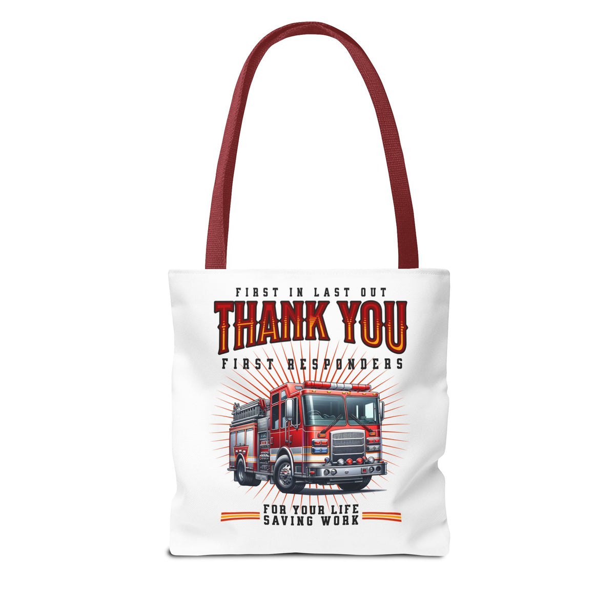 Thank You First Responders Tote Bag