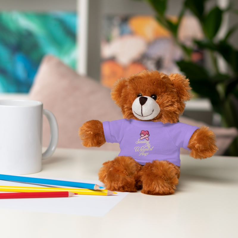 Sending My Warmest Hugs - Sympathy Stuffed Animals with Tee