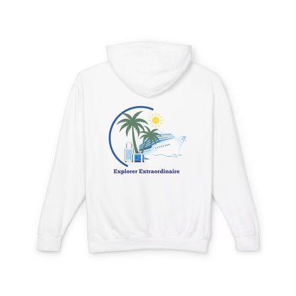 Explorer Extraordinaire Unisex Lightweight Hooded Sweatshirt