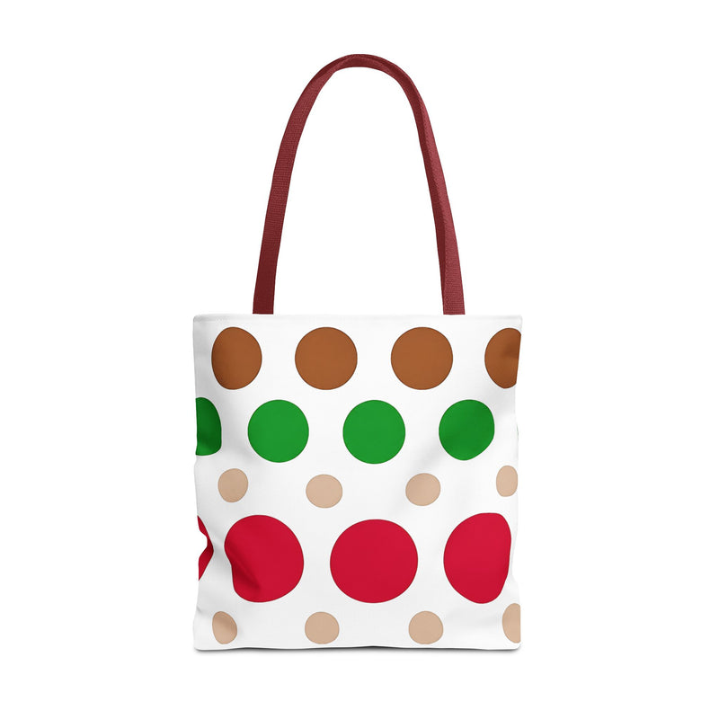 Colorful Polka Dot Tote Bag