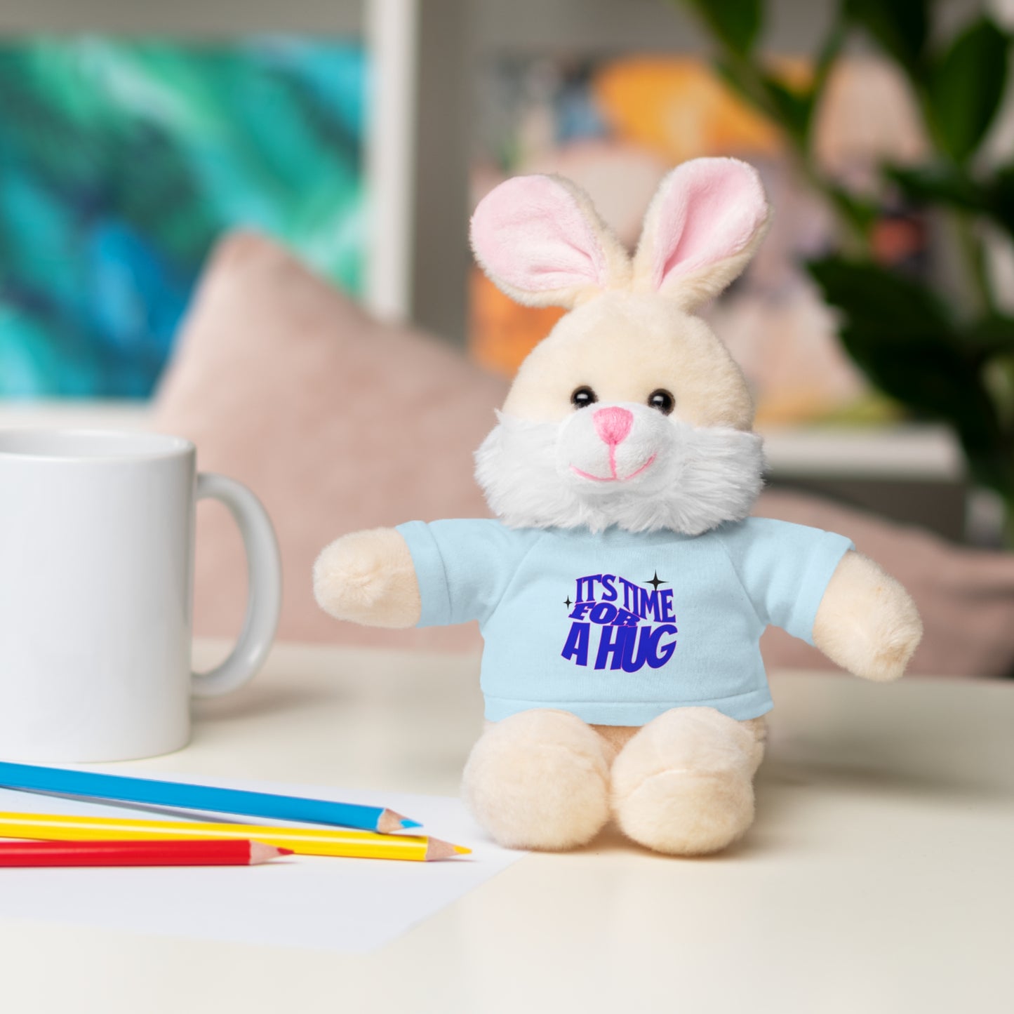 It's Time For A Hug - Sympathy Stuffed Animals with Tee