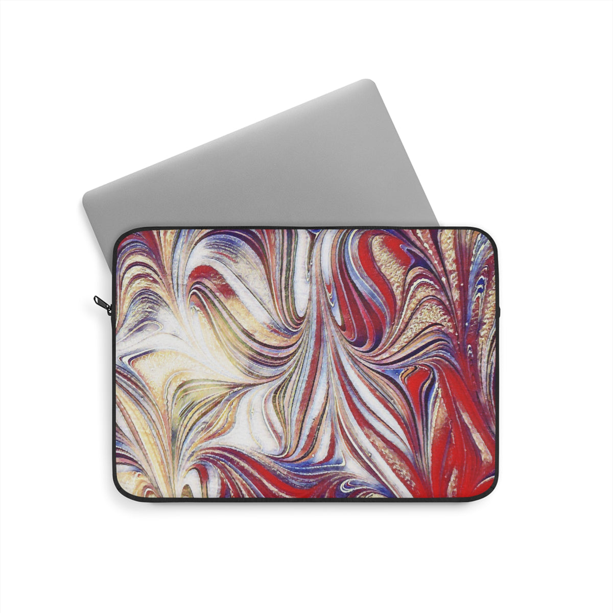 Abstract Acrylic Swirl Laptop Sleeve