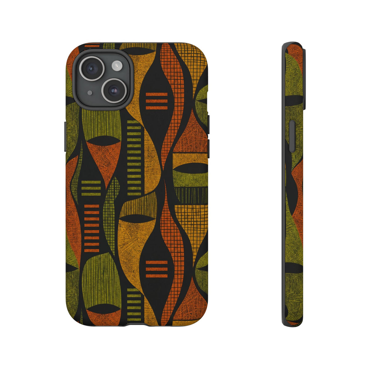 Geometric African-Inspired Tough Phone Case