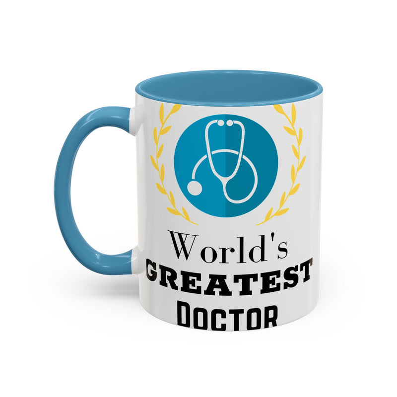 World's Greatest Doctor Accent Coffee Mug - Doctor Gift