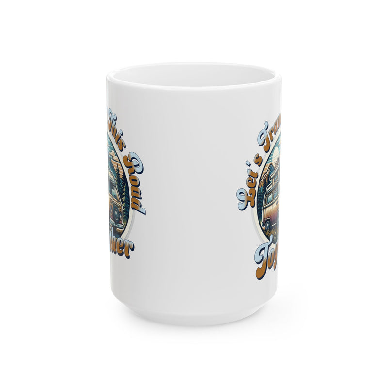 Let's Travel this Road Together Romantic Coffee Mug