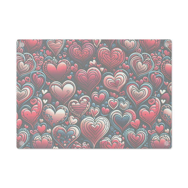 Decorative Heart Pattern Cutting Board