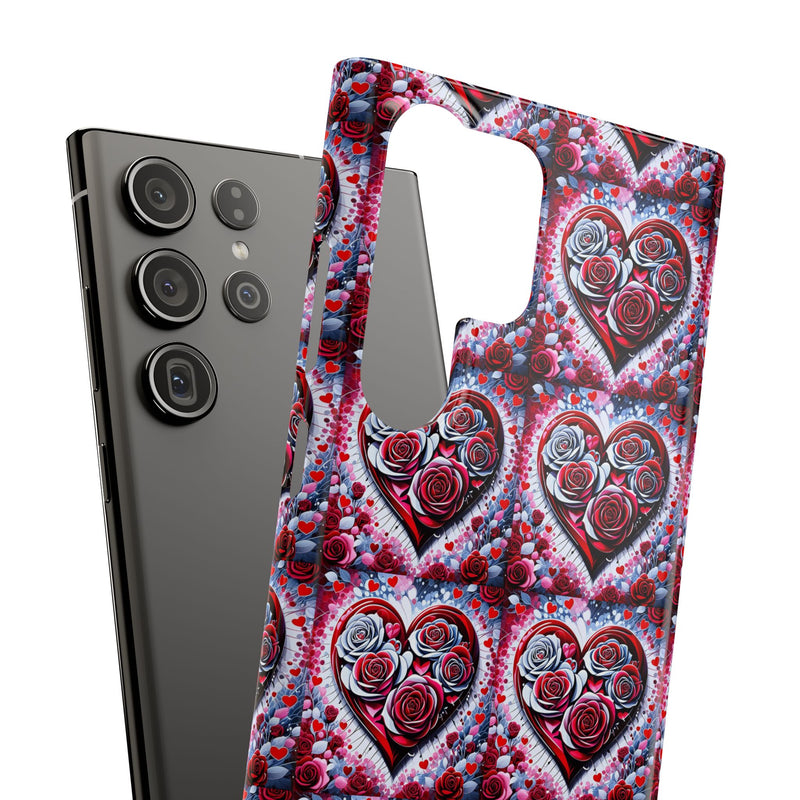 Rose Heart - Slim Phone Case