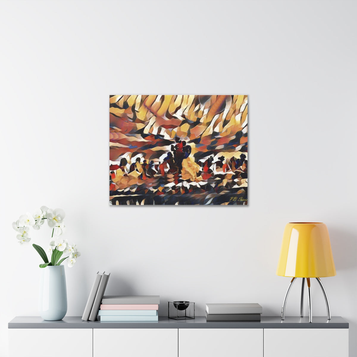 "Desert Rock Cafe" Canvas Gallery Wrap