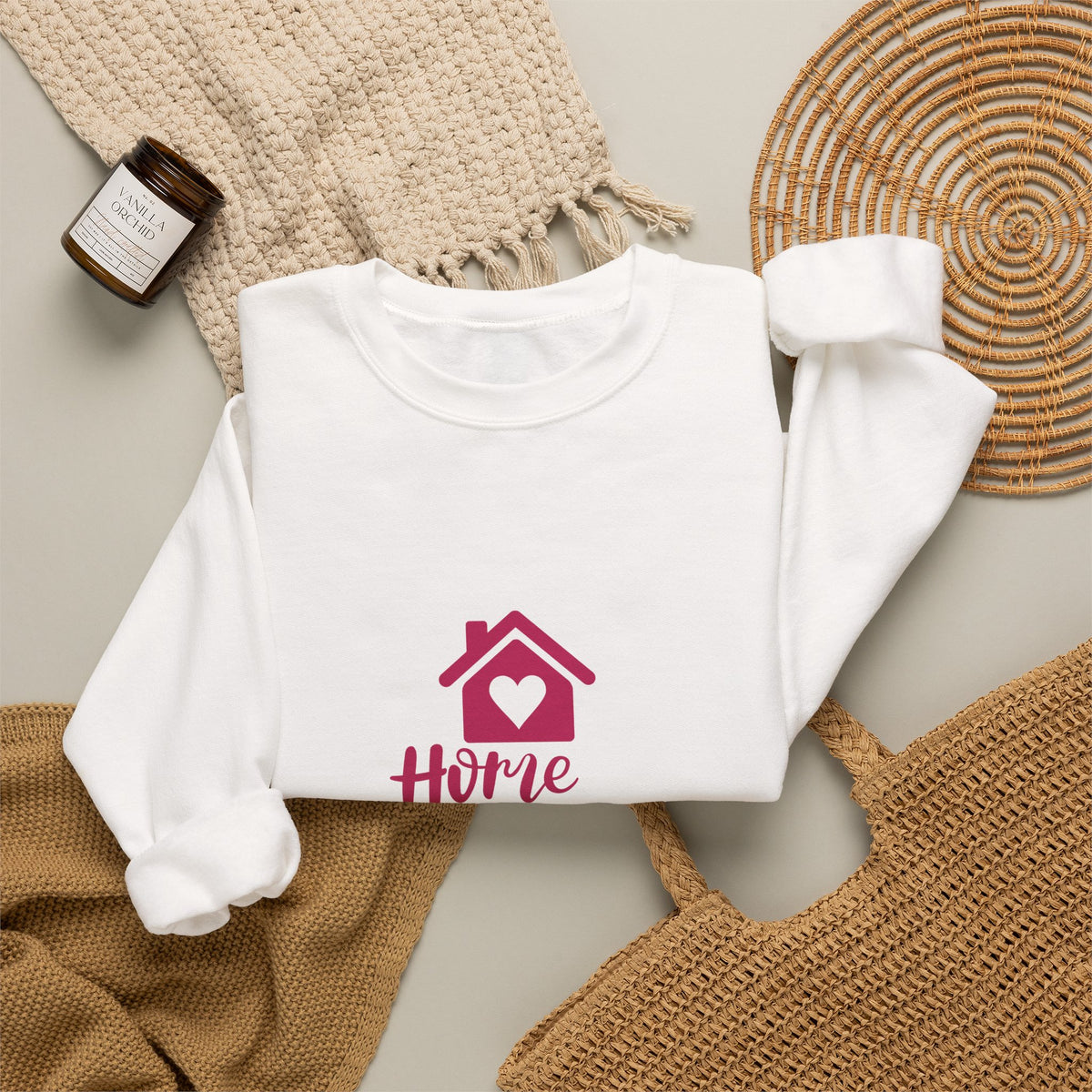 Home Is Where The Heart Is Sweatshirt - Housewarming Gift for New Home