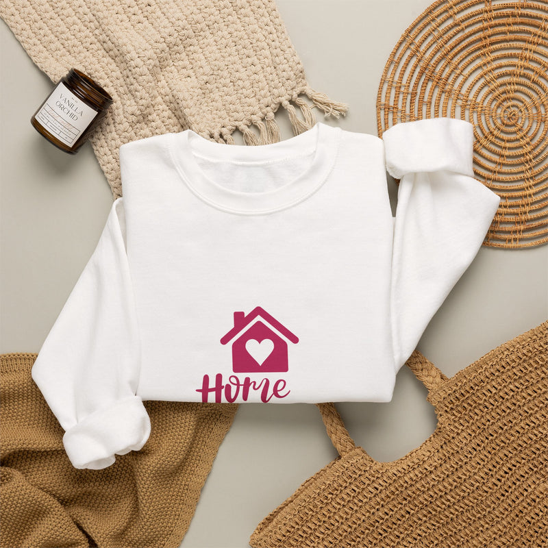 Home Is Where The Heart Is Sweatshirt - Housewarming Gift for New Home