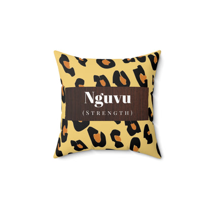 "Nguvu (Strength)" Square Pillow