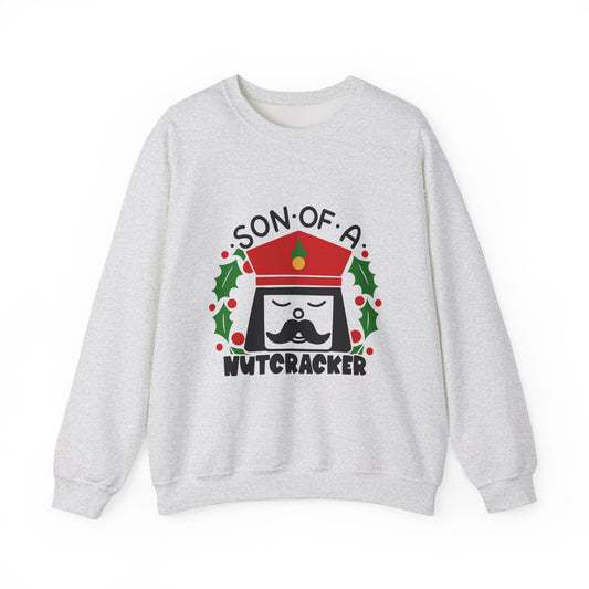 Son of A Nutcracker - Funny Christmas Unisex Heavy Blend™ Crewneck Sweatshirt