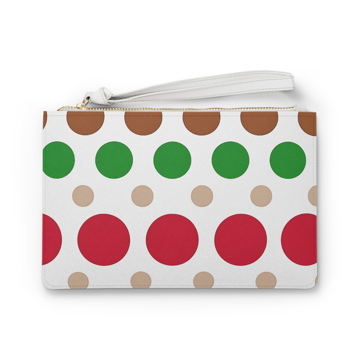 Colorful Polka Dot Clutch Bag