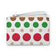 Colorful Polka Dot Clutch Bag