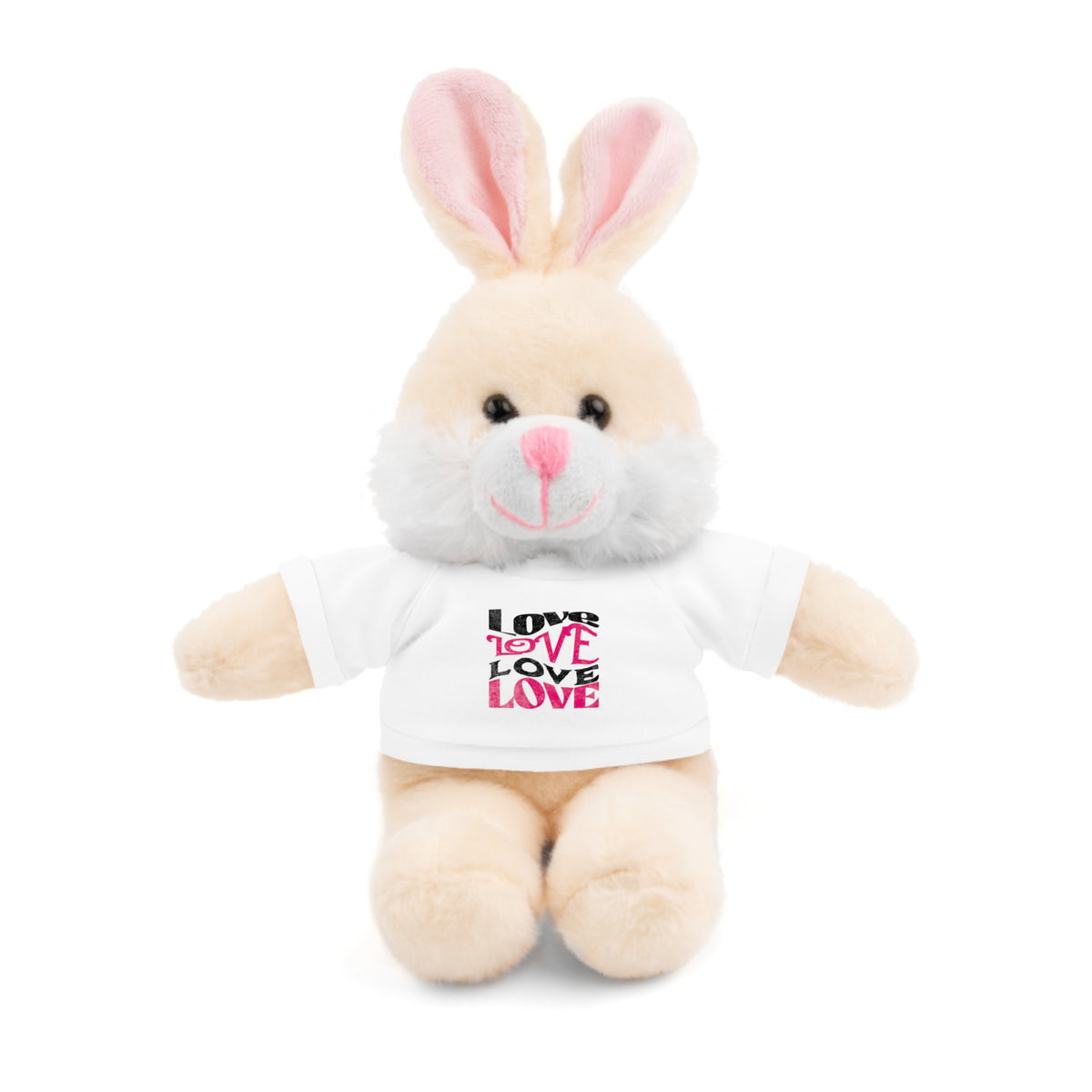 Love Typography - Romantic Stuffed Animals with Tee
