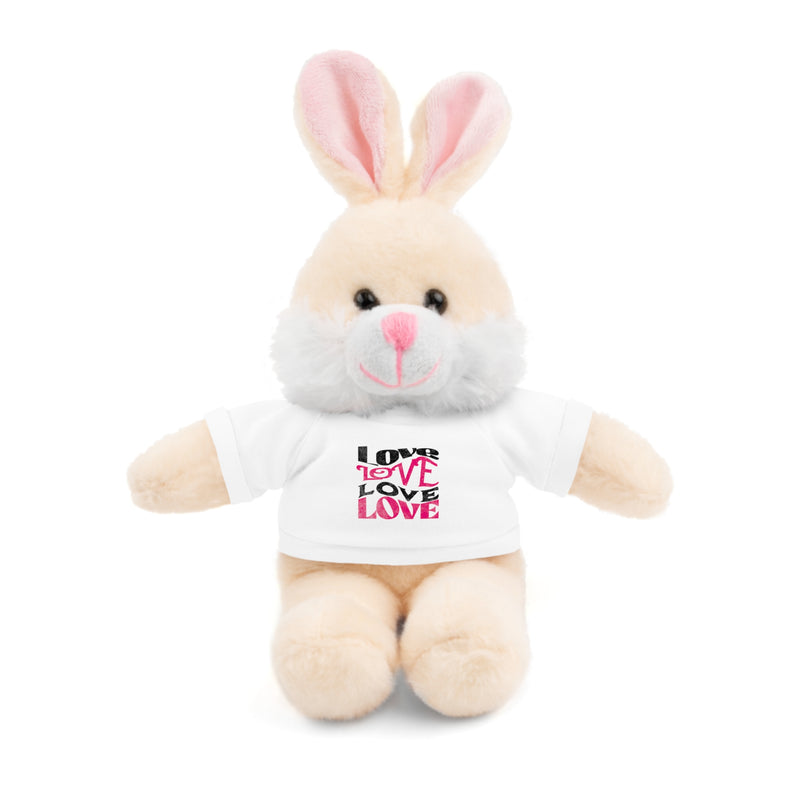 Love Typography - Romantic Stuffed Animals with Tee