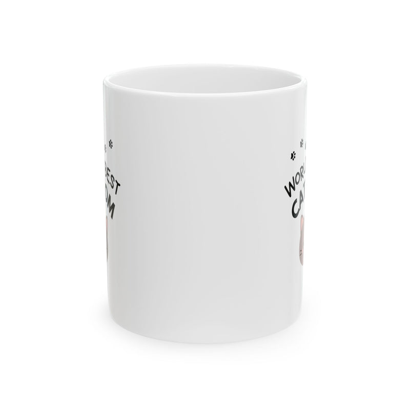 World's Best Cat Mom Coffee Mug 11oz - Cute Cat Lover Gift