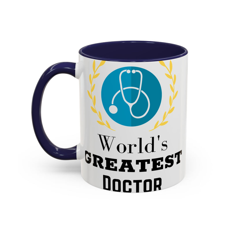 World's Greatest Doctor Accent Coffee Mug - Doctor Gift