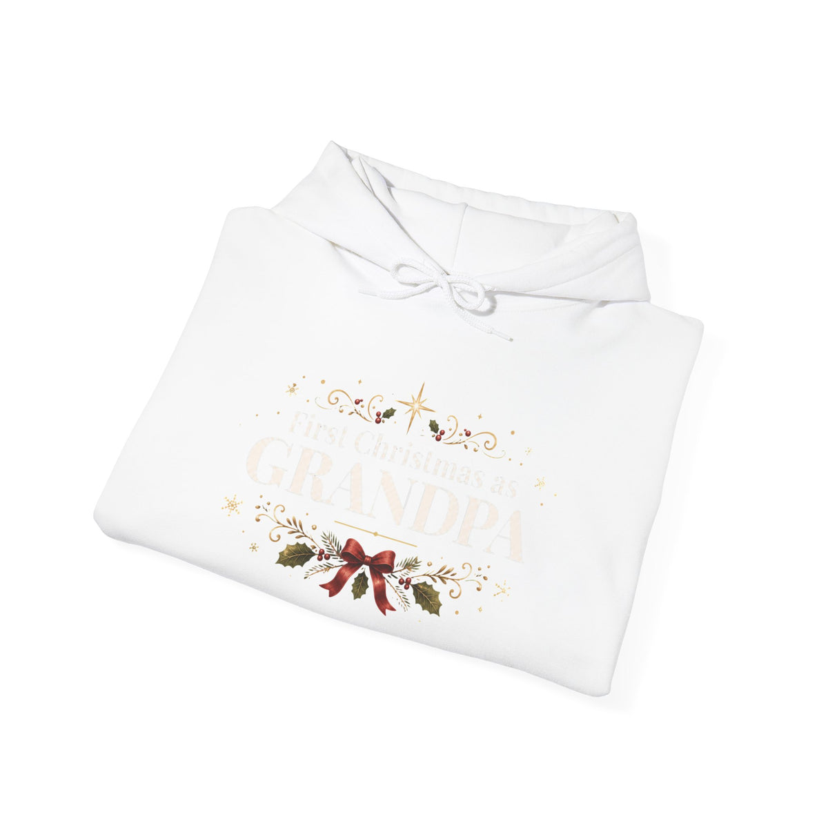 First Christmas as Grandpa Hoodie | First Time Grandpa Christmas Gift