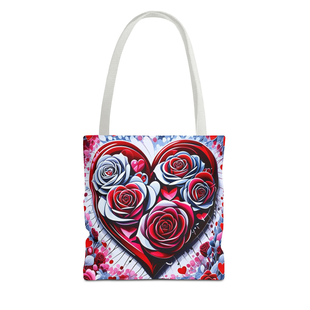 Rose Heart Tote Bag