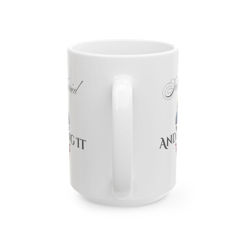Just Married and Loving It - Romantic Wedding Coffee Mug