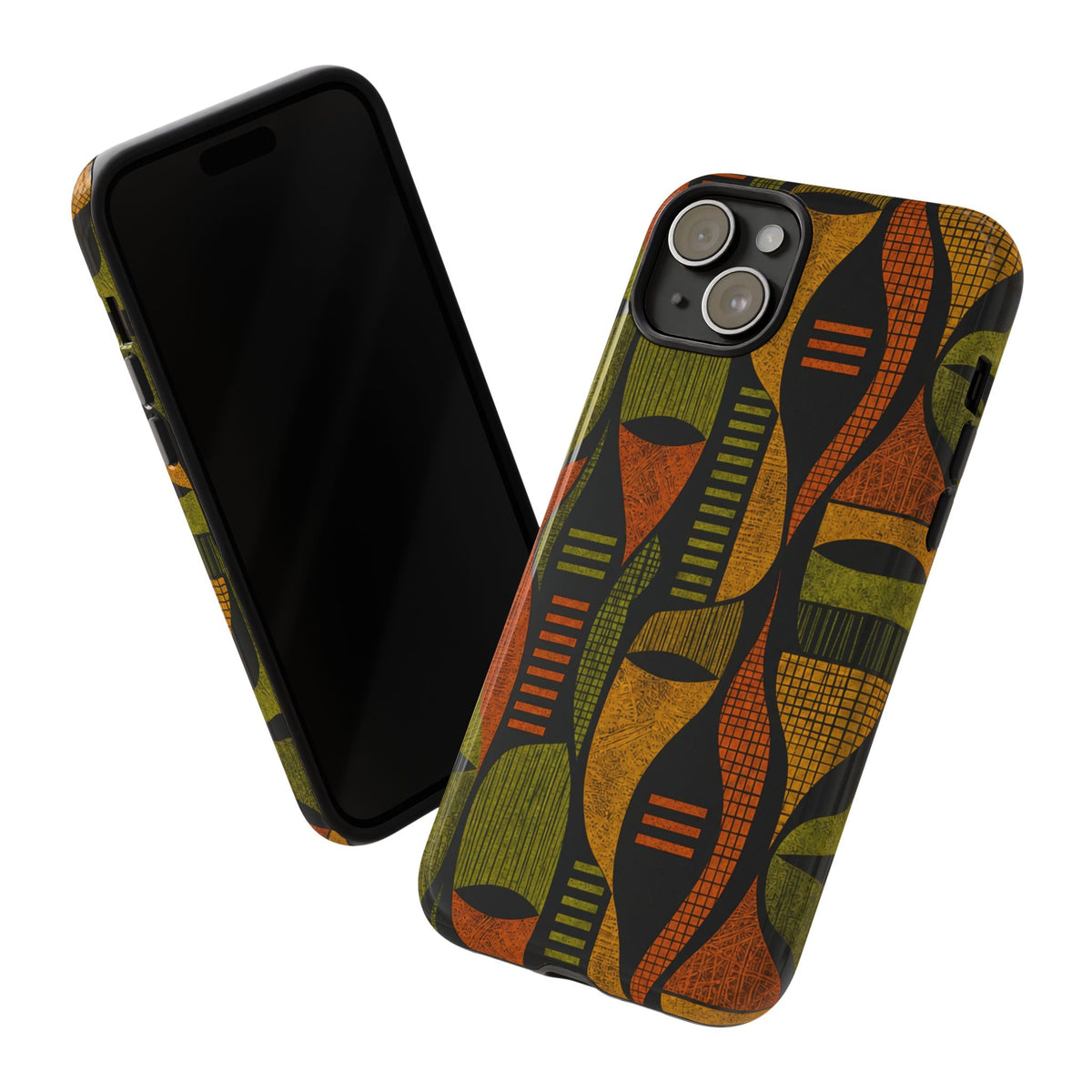 Geometric African-Inspired Tough Phone Case
