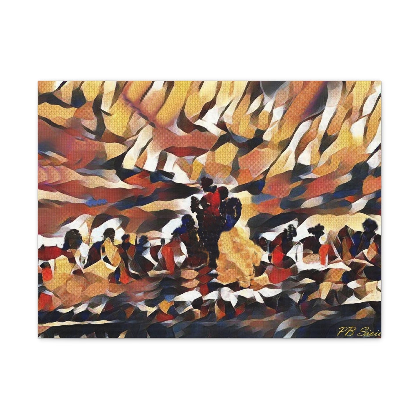 "Burnin' Rock Cafe" Canvas Gallery Wrap