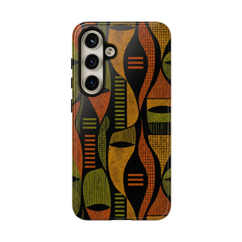 Geometric African-Inspired Tough Phone Case