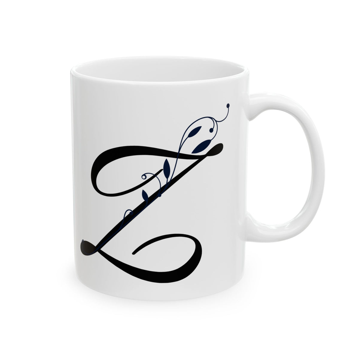 Letter "Z" Decorative Monogram Design Coffee Mug