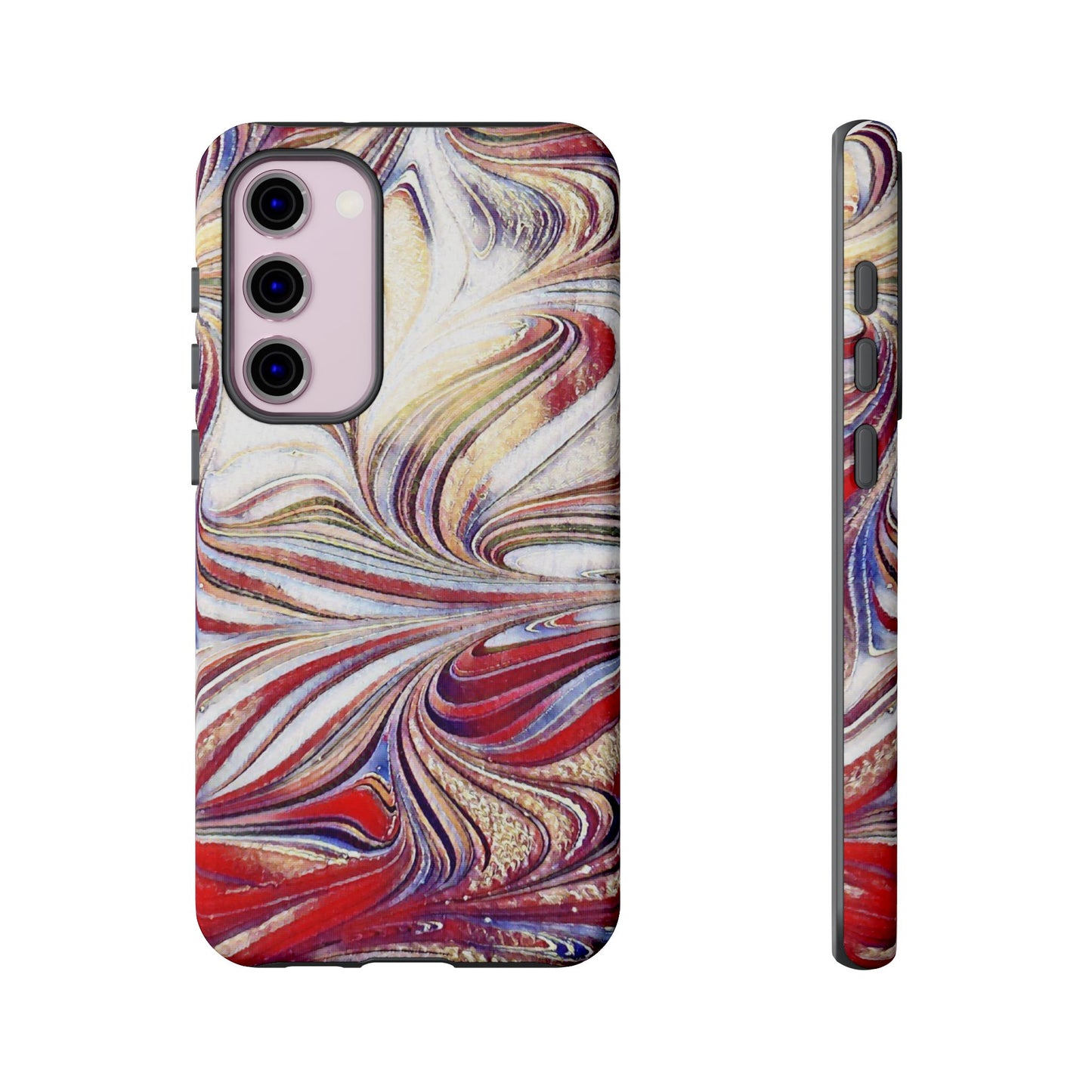 Abstract Acrylic Swirl Tough Cases