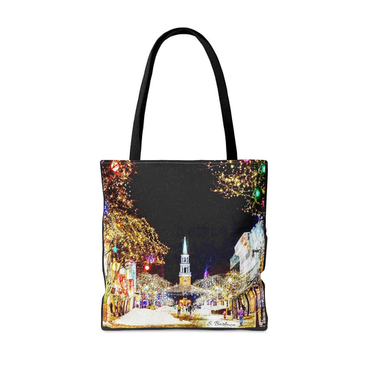 Christmas on Main Street Tote Bag