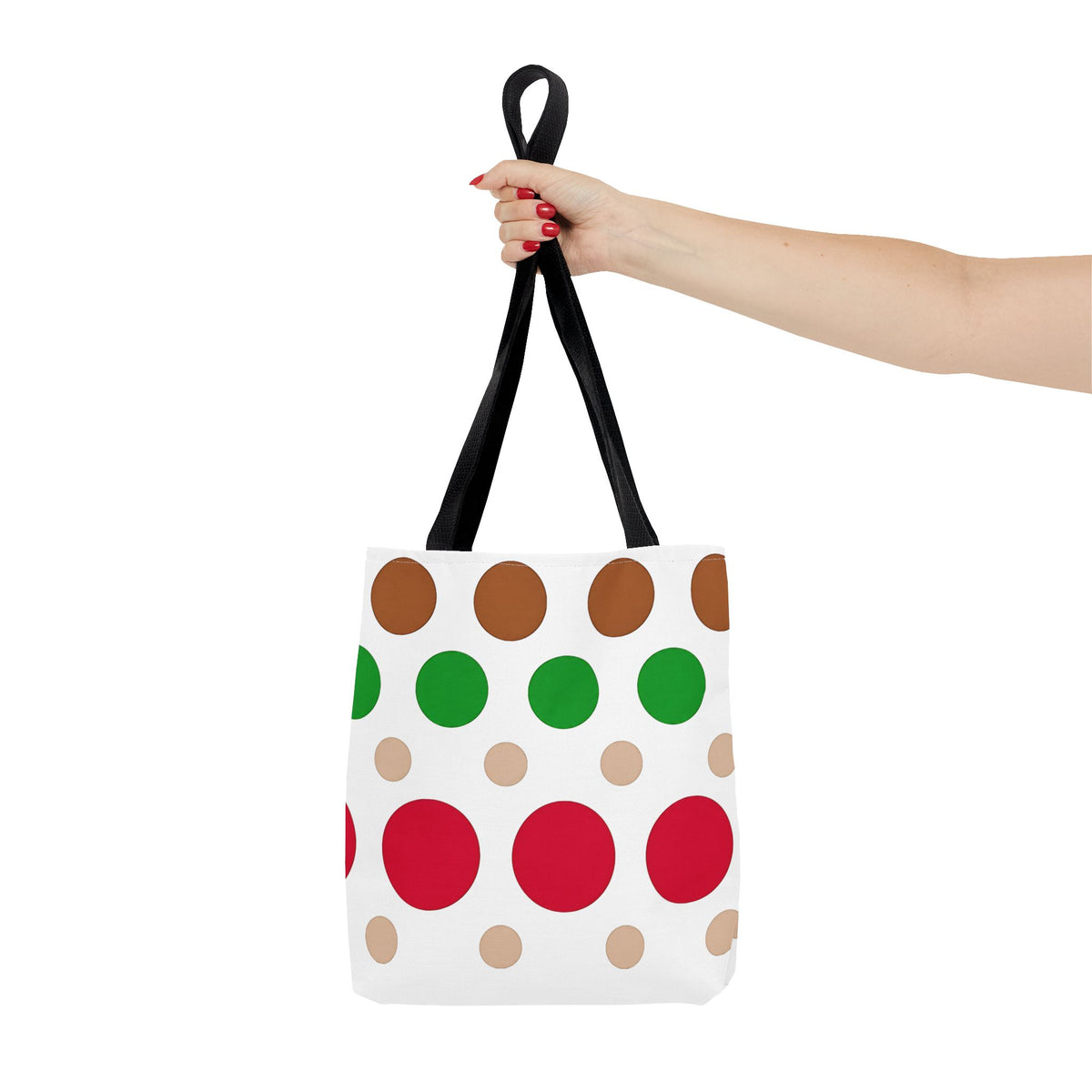 Colorful Polka Dot Tote Bag