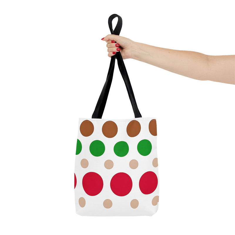 Colorful Polka Dot Tote Bag