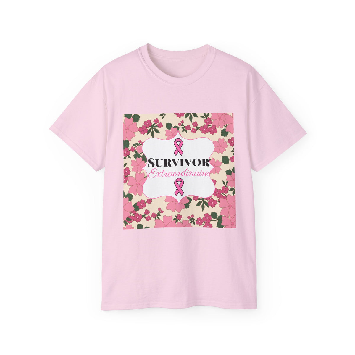 Survivor Extraordinaire -  Breast Cancer Survivor Ultra Cotton T-Shirt