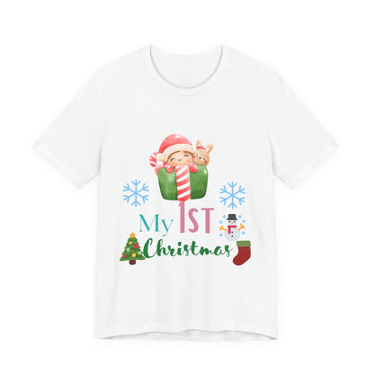 My 1st Christmas T-Shirt - Baby's First Christmas Gift