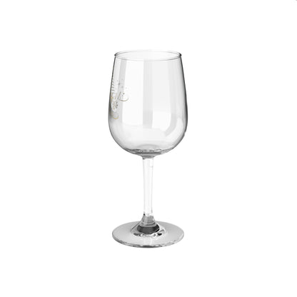 Gold Merry Christmas Wine Glass, 12oz