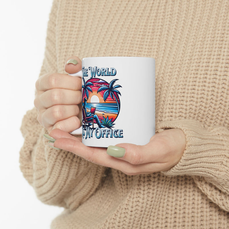 The World Is My Office Coffee Mug