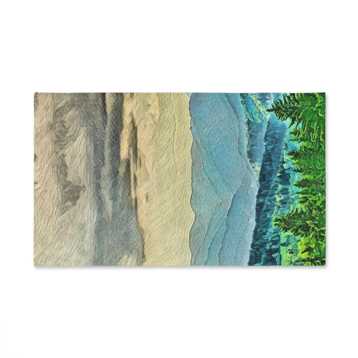 Forest Landscape Hand Towel