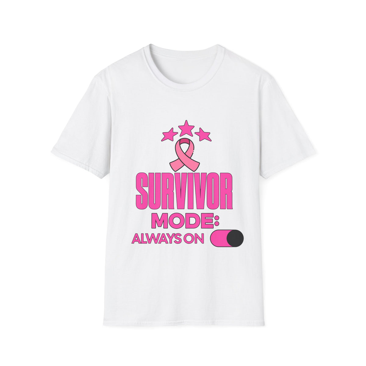 Survivor Mode: Always On -  Breast Cancer Survivor Ultra Cotton T-Shirt