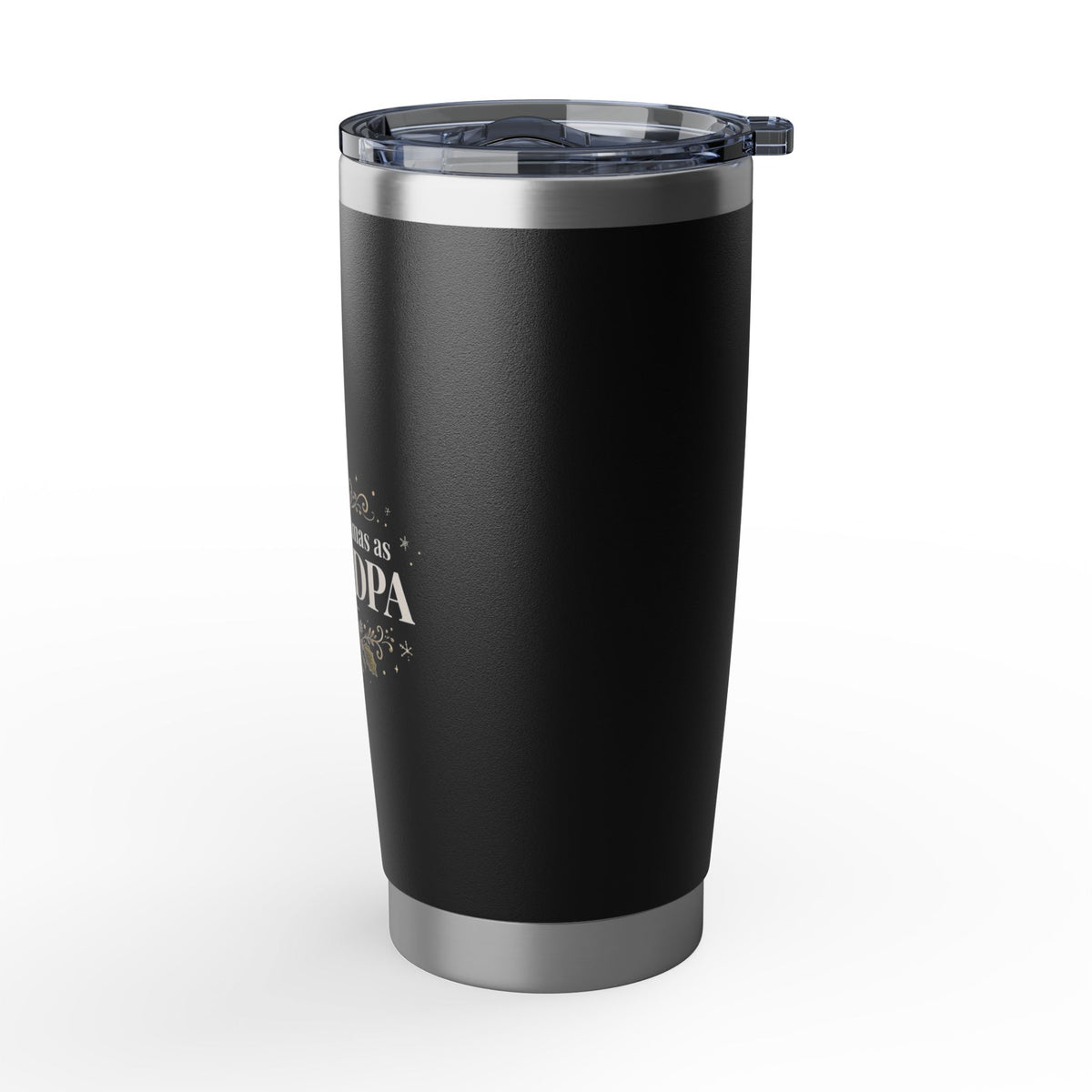 First Christmas as Grandpa 20oz Skinny Tumbler | First Time Grandpa Christmas Gift