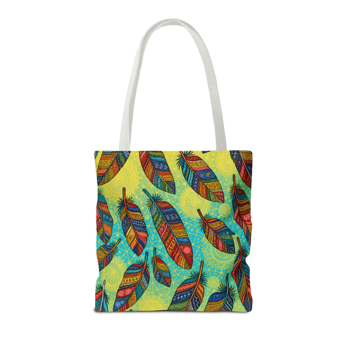 Boho Feathers Tote Bag (AOP)