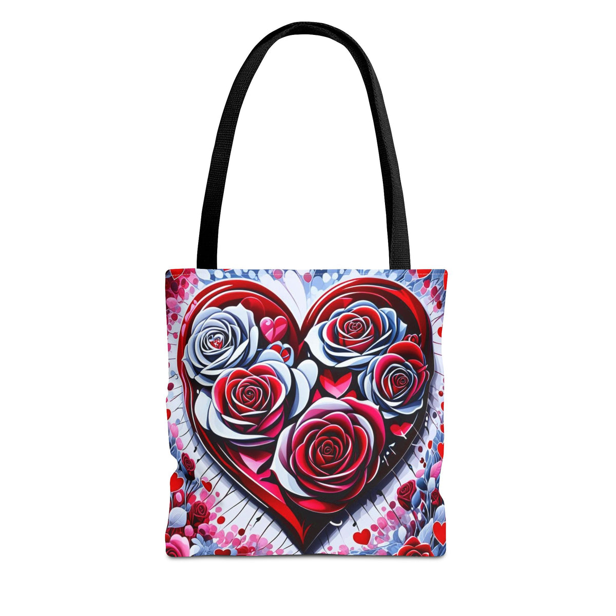 Rose Heart Tote Bag