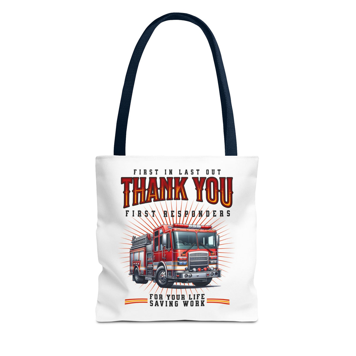 Thank You First Responders Tote Bag