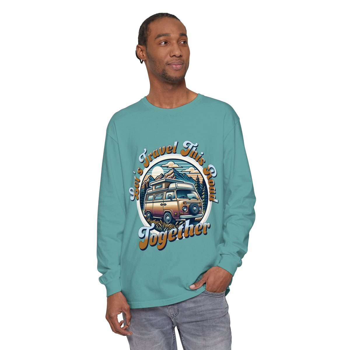 Let's Travel This Road Together - Romantic Long Sleeve T-Shirt