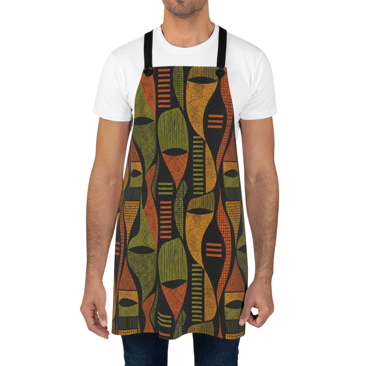 Abstract Shapes Apron (AOP)