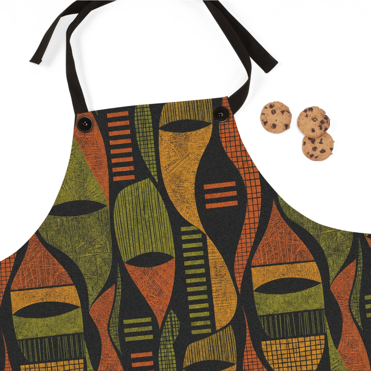 Abstract Shapes Apron (AOP)