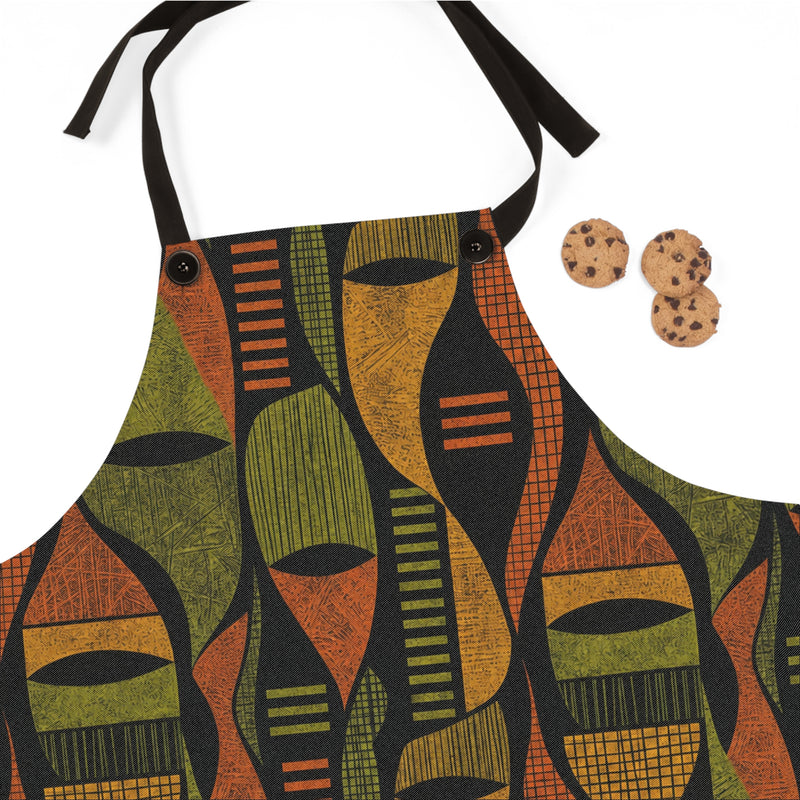 Abstract Shapes Apron (AOP)