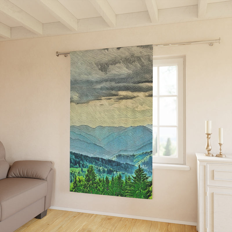 Forest Landscape Window Curtains (1 Piece)