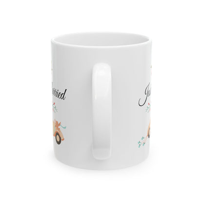 Just Married Ceramic Mug, (11oz, 15oz)