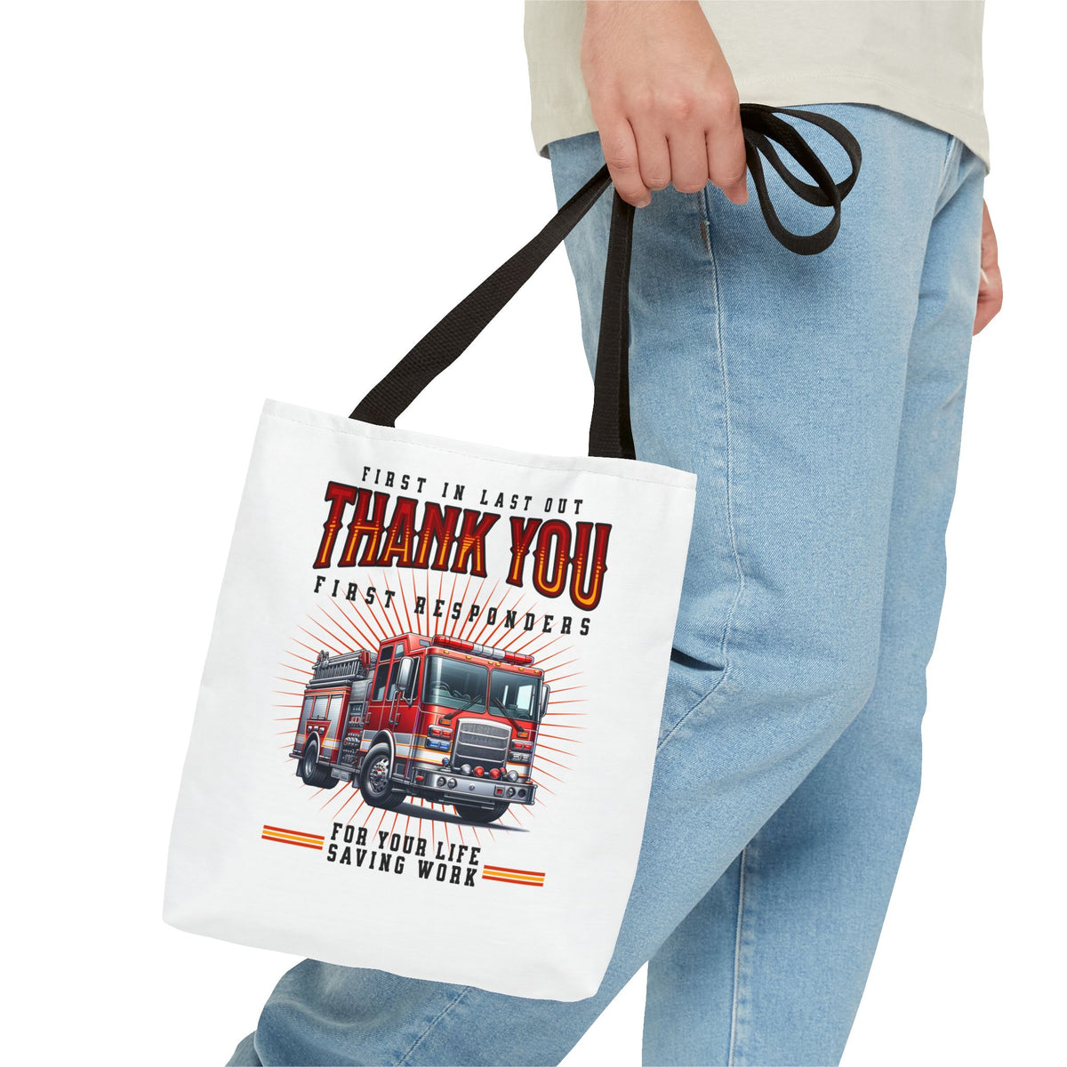 Thank You First Responders Tote Bag